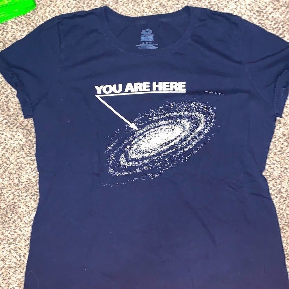 You are Here - Navy Shirt - Size L